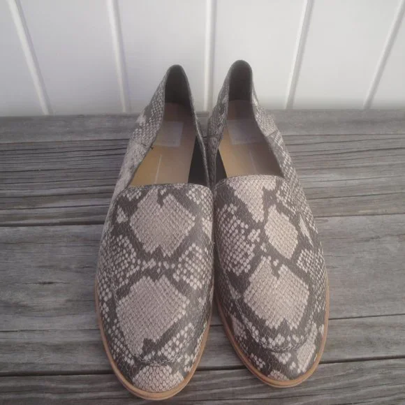 Dolce Vita Loafers Snake Skin Print "Stella" Pamala Shoes Size 9.5 - Picture 6 of 8